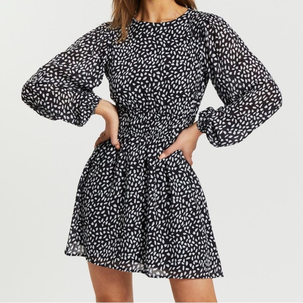 Speckled print dress size 8 - Picture 1 of 6